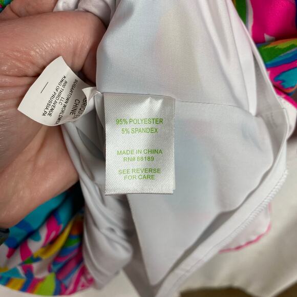 Lilly Pulitzer Fairfield Blue Summer Haze Engineered Tunic Dress Sz.S - Picture 14 of 16